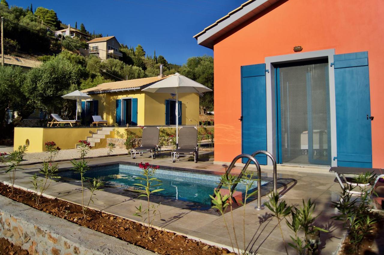 Throisma Studios With Private Pool & Parking Асос Екстериор снимка